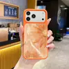 Funda líquida para teléfono de gran venta de Huaqiangbei con diseño de margarita de pintura al óleo aterciopelada, cubierta protectora amigable con la piel para iPhone 17 Pro Max e iPhone 15