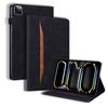 Adecuado para funda de cuero plana iPad Air de 13 pulgadas 2024 Pro de 11 pulgadas soporte para tarjetas de empalme escarchado de negocios