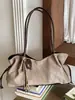 Bolso de mano plisado retro de alta costura estilo coreano para mujer, elegante bolso de hombro para el día a día, bolso de moda de nicho a la moda para llevar debajo del brazo