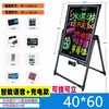 Quadro Eletrônico LED Quadro Fluorescente Barraca de Feira da Noite Placa de Publicidade Piscante Escrita à Mão Outdoor Recarregável Placa Luminosa de Caracteres