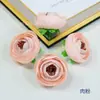 Flor artificial con hoja de té, capullo de rosa estilo europeo retro, ramillete de boda, accesorios de flores para la muñeca, caja de regalo de mano, decoración