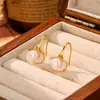 Pendientes de Concha con Forma de Abanico de Perla de Agua Dulce de Lujo Ligero de Moda Diseño de Nicho Conjunto de Collar con Colgante y Pulsera de Temperamento de Gama Alta