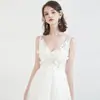 Vestido de Novia de Maternidad para Cubrir el Vientre, Nuevo Estilo 2026 Vestido de Novia para Sesión de Fotos de Viaje con Tema de Bosque con Cola, Vestido de Novia de Bienvenida, Vestido de Novia Ligero, Vestido Formal Pequeño
