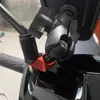 Aplicable a Guangyang remo CT250/S350/400 motocicleta modificada asiento de espejo de navegación soporte base de cabeza de bola universal