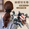 Elástico de cabelo com laço para mulheres, modelo novo 2026, alta elasticidade e corda de cabelo durável, elástico para rabo de cavalo, acessório de cabelo elegante