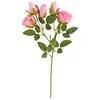 Decoraciones para Bodas y Hogar, Rosas Eternas Simuladas, Flores de Seda de Alta Gama para San Valentín, Flores Artificiales al por Mayor, Arreglos Florales con Jarrón de Rosas
