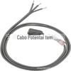 15-0345 15 amp 90 graus - cabo de alimentação elétrica plugável