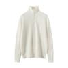 Suéter de Cachemira de Cabra Otoño/Invierno 2025 Cuello Alto Semiabierto Casual Versátil para Mujer, Suéter Grueso de Punto Elegante y de Moda Capa Base
