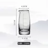 Copa de Vidrio para Baijiu con Graduación Decantador Uso Doméstico 100ml Decantador con Asa Copa de Vidrio Espeso Juego de Accesorios para Vino
