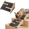 Marco de Escalada para Perros de Madera, Marco de Escalada para Mascotas del Hogar, Escalera de Escalada para Perros de Madera Maciza, Escalera Inclinada Plegable Suministros para Mascotas