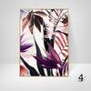 Estilo Escandinavo Arte Scannavia Moda Pluma Flor Rosa Pintura en Lienzo Habitación Pintura Decorativa Moderna Núcleo