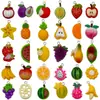 Colgante Decorativo de Resina Frutal Creativa Simulada Durian Melocotón Mango Colgante Accesorios para Joyería Hecha a Mano DIY