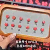 Accesorios del zodiaco con alto contenido de cinabrio, arena púrpura dorada natural, dijes redondos del zodiaco para joyería DIY, cuentas sueltas para colgar
