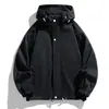 Chaqueta de trabajo para exteriores para hombre Enbu, chaqueta con capucha nueva de otoño para hombre, abrigo holgado para hombre, disponible para venta al por mayor