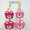 Cesta de armazenamento de parede cesta suspensa prateleira de armazenamento de dormitório bolsa de parede tecelagem de fio de algodão parede montada na parede atrás da porta