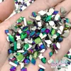Cor de doce tamanho pequeno fundo plano diamante para arte de unha diamante formato misto diamante k9 vidro super brilho joias para arte de unha atacado