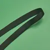 Tiras de Lingerie Brilhantes Pretas e Brancas de 0,6-1cm, Tiras para Mala, Elásticos de Cabelo, Fita de Nylon Elástica para Caderno