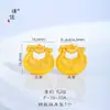 Puzuo Color Fuerte que Conserva Oro Chapado Accesorios DIY Colgante de Nudo Hello Kitty en Forma de Corazón Cadena para Clavícula