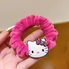 Diadema de Pelo de Gato Kt Otoño e Invierno Felpa Dibujos Animados Linda Estilo Ins Versátil Goma para el Pelo Accesorios para el Cabello