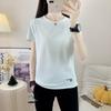 Verano Correr Deportes Transpirable Senderismo Ropa de Secado Rápido Shishi Camiseta de Secado Rápido de Seda de Hielo para Hombre Ropa de Secado Rápido para Exterior para Mujer