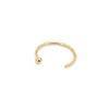 Direto da fábrica transfronteiriço aço inoxidável banhado personalidade moda de rua popular com bola semicírculo U-shaped joia para piercing no nariz