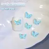 Celebridade online garota bonita mocha borboleta joias para unhas atacado cor de doce macaron diamante plano diy decoração de unhas