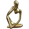 Figura de Pensador Calada Cuidadosamente Figura de Dropshipping Transfronterizo Resina Ecológica Escultura Calada