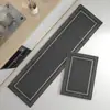 Tapete antideslizante y resistente al aceite para piso de cocina, tapete largo lavable para uso doméstico, resistente a la suciedad, absorbente de agua y aceite, alfombra especializada