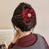 Presilha de Garra de Abalone Exquisita de Alta Qualidade para Mulheres, Grampo para Parte de Trás da Cabeça com Parte de Trás Plana, Confortável de Usar, Presilha para Cabelo Liso, Acessório de Cabelo Versátil