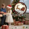 Rena de Natal Trenó Vitral Ornamento Pendurado Ornamento de Vidro para Casa Decoração de Janela Jogo de Sol para Jardim