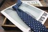 Gravata Masculina Estilo Coreano Retrô Marrom Casamento Palco Britânica 8cm Formal Profissional Amarrada à Mão Azul Listrada Tendência Gravata