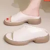 Pantuflas Casuales de Plataforma con Suela Gruesa para Mujer, Nuevas de Moda Verano 2026 Sandalias de Deslizamiento Versátiles, Pantuflas Frescas de Estilo Ins