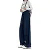 Pantalones deportivos casuales de pierna ancha holgados de corte inclinado gris pesado de pierna recta con caída, de marca moderna estilo americano/personalizado para hombres y mujeres, para otoño