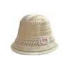 Fábrica de Gorros de Pescador Tejidos En Stock Verano Calado Transpirable Gorro de Pescador Protección Solar Sombrero de Cubo Que Hace que la Cara Parezca Más Pequeña Sombrero para el Sol
