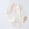 Ropa de Bebé Body de Bebé Primavera y Otoño Algodón Puro Clase A Manga Larga Pijama Enterizo para Bebé y Niño Pequeño Mameluco para Recién Nacido