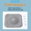 Coladera de piso de plástico cuadrada con filtro de ventosa para baño, alcantarilla, herramienta anti-obstrucción para cabello, filtro de cocina
