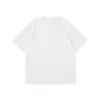 Camiseta de Manga Corta de Algodón Puro de Peso Pesado Estilo Japonés para Hombres y Mujeres, Camisa Blanca Lisa de Verano para Hombre, Marca de Moda, Fuente Mayorista