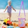 Nueva Bolsa de Malla Cilíndrica con Conchas para Niños en la Playa, Bolsillo de Malla Silvestre para Mariposas, Libélulas y Camarones, Bolsa de Malla Cilíndrica para Almacenamiento al Aire Libre