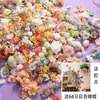 Por peso, stock sobrante de cabezas de flores simuladas, flores artificiales, pasadores para el cabello de bricolaje, materiales para coronas Hanfu, decoraciones de boda y tela de seda.