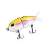 Nova Isca Artificial Multi-Seção com Anzóis Duplos Coloridos, Pequena Swim Bait 60mm para Pesca, Adequada para Equipamentos de Pesca de Lucio e Robalo