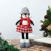 Decoraciones Navideñas Nuevas Transfronterizas Muñeco de Pingüino de Pie Adornos de Enano Muñeco Iluminado Telescópico Muñeco