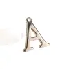 Pingentes de Letra Espelhados em Aço Inoxidável A-Z em Estoque, Cor Dourada 18K, Acessórios de 26 Letras Pingentes para Joias DIY