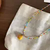 Nuevo Lindo Collar de Cuentas de Colores de Frutas y Champiñones para Niños