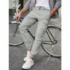 2026 Pantalones de Verano para Hombre Estilo Europeo y Americano Amazon Sencillos para el Trabajo Secado Rápido Cordón Deportivo para Jogging Versátiles Casuales