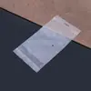 Bolsa Autoadhesiva para Tarjeta con Cabezal Hecha a Medida Bolsa de Plástico Adhesiva Blanca Transparente Bolsa de Empaque a Prueba de Humedad y Polvo para Accesorios Electrónicos