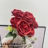 Série Vermelha Flores Artificiais Atacado Novo Estilo Chinês Atmosfera de Casamento Arranjos Florais Decoração de Corredor de Flores