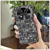 Aplicável a Ouqi C37/Oukitel C37 Capa para celular Digital Personality Youth Full Edge Engraçado Dissipação de calor Casal