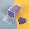 Removedor de Esmalte de Uñas con Forma de Corazón de Colores Caja de Algodón Pegamento para Uñas Toalla Removedora de Esmalte que No Deja Pelusa Hoja de Algodón Exfoliante Producto para Manicura Ahorro de Agua