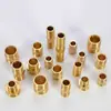 Conector de Latón de 4 Puntos con Rosca Doble de 1 Pulgada, Transición de Diámetro Diferente, 6 Puntos, Doble Rosca Macho, Accesorios de Latón para Calentador de Agua, Tubería de Agua de Gas