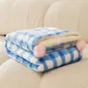 Manta para Mascotas, Colcha para Dormir de Gato Adulto, Manta Caliente para Gato, Camita Gruesa de Franela, Suministros de Alfombra para Piso de Perro